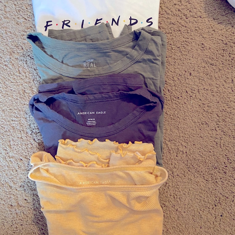 Medium size shirts barely worn